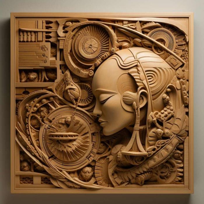 نموذج ثلاثي الأبعاد لآلة CNC 3D Art 